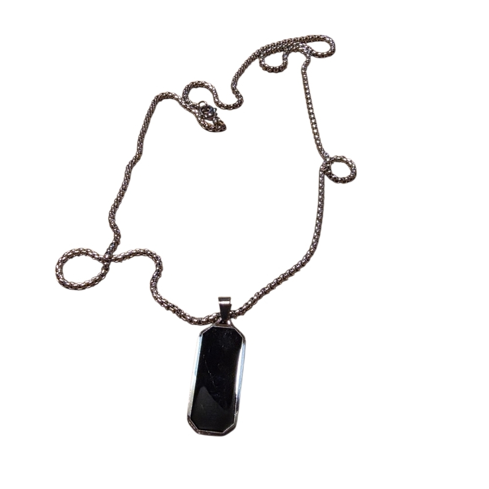 New Men's Necklace Pendant Stainless Steel - Picture 3 of 5